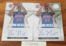 2012-13 Totally Certified Roll Call Khris Middleton Rookie RC Auto Bucks (1 Card