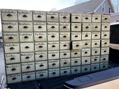 Antiguo boticario vintage VT tienda de campo ¡¡¡PATINA!!! 81,5 x 48” h x 16” Foto 1 de 4