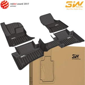 3W Car All Weather Rubber Floor Mats Set Liners for Range Rover Velar 2017-2023 - Picture 1 of 15