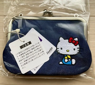 Ayanokoji Sanrio Hello Kitty clasp purse with handle made in Japan Foto 1 de 3