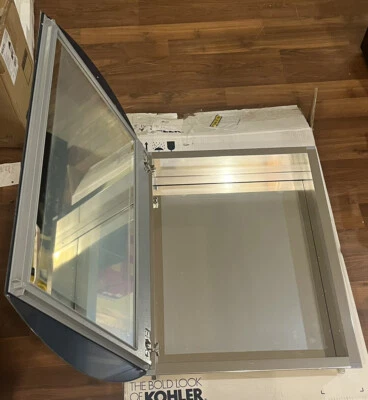 Espejo de baño Kohler 3073-NA Archer botiquín de una sola puerta aluminio 20"x31" Foto 1 de 4
