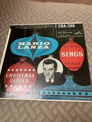 Mario Lanza - Sings Christmas Carols -Vinyl 45 Record -RCA Victor (5 Songs) - Image 1 of 4