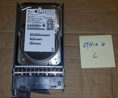 146GB FC HDD Fujitsu MAW3147FC Fibre Channel w/ Tray NETAPP 108-00082  - Image 1 of 2