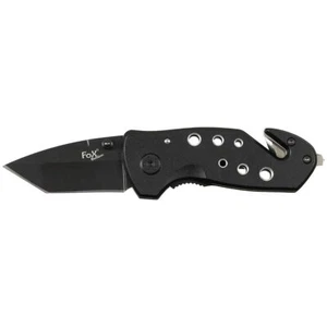 Coltello di salvataggio con una mano pieghevole coltello jack sopravvivenza cintura taglierina frantoio vetro - Foto 1 di 11