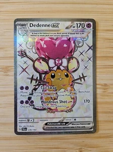 Dedenne ex 239/193 Paldea Evolved (PAL) NM Full Art Pokemon Card - Picture 1 of 2