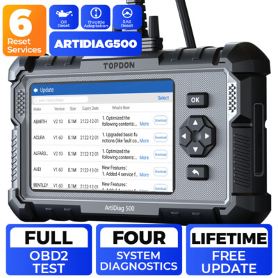 Check Engine OBD2 Scanner ABS SRS Transmissio...