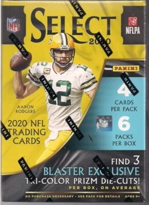 Panini Select Football 2020 caja bláster sellada de fábrica tricolor Prizm troquelados - Imagen 1 de 4
