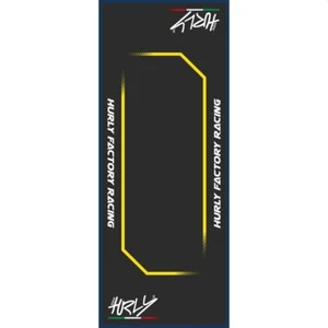 Alfombra de depósito Hurly alfombra de servicio alfombra de garaje negro/amarillo/azul 100x49,5 cm - Imagen 1 de 1