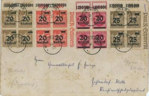 P0343 - GERMANY - POSTAL HISTORY - INFLATION 350000 Mark RATE Very Nice! 1923 - Picture 1 of 1