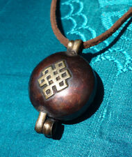 Great tibetan Amulet Gau from Nepal Brass + Copper