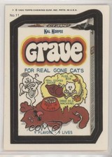 1985 Topps Wacky Packages Grave Cat Food #11 6f8