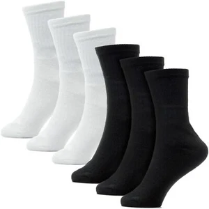 Kids Boys Sports Socks Durable Crew Athletic Soft Comfortable Pack Of 3 Socks - Picture 1 of 26