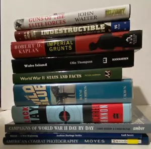 ESTATE LOT X 10 BOOKS - BOOK COLLECTION - WORLD & WAR - - Bild 1 von 1