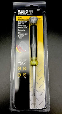 Klein Tools 4-in-1 Electronincs Screwdriver - TORX - 32585 - Image 1 of 4