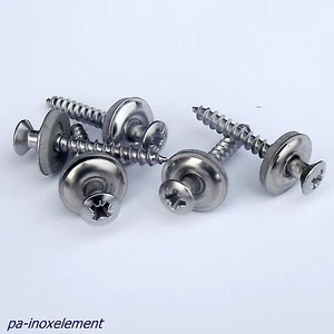 50 tornillos Spengler Art 9067 acero inoxidable VA 4,5mm CRUZ PZ con disco de sellado 15mm  - Imagen 1 de 1