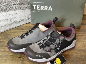 Fizik Terra Ergolace X2 Anthracite Grape Cycling Shoes, New!   US-5 1/4,   EU-37 - Picture 1 of 14