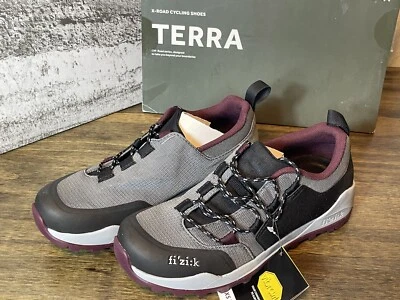 Zapatos de Ciclismo Fizik Terra Ergolace X2 Antracita Uva, ¡Nuevos!   US-5 1/4, EU-37 Foto 1 de 4