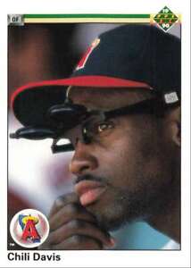 1990 Upper Deck Baseball Chili Davis California Angels #38