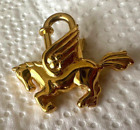 Sac en or charme motif Hermes Pegasus Cadena cadenas limité utilisé avec boîte Japon JP