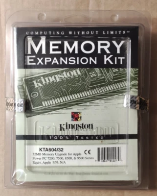 32MB 70ns 168-pin FPM DRAM DIMM Buffered Apple Original Kingston KTA604/32 - Bild 1 von 2