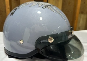 Harley Davidson Motorcycle Riding Helmet - Small - Flying Tattoo Angel Wings - Picture 1 of 9