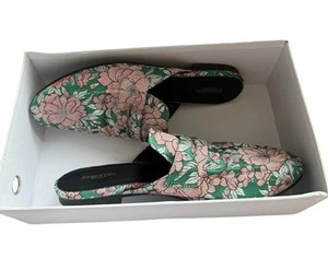 Essentiel Antwerp Women's Floral Jacquard Slip On Loafers UK 6/EU 39 Embroidered - Picture 1 of 11