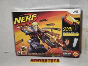Nintendo Wii Nerf N Strike Spiel und Blaster Konvolut - Bild 1 von 6