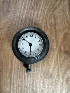 Vintage Waltham 8-Day Mechanical Car Clock Large Heavy Parts/Repair - Picture 1 of 3