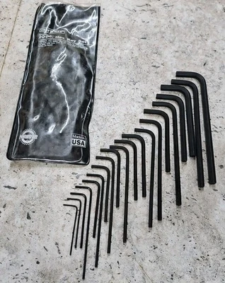 Vintage OEM Genuine 946696 Craftsman Made in USA 20-pc Standard Hex Key Set NEW! - Image 1 of 3