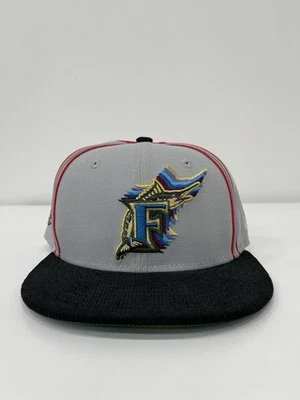Кепка Florida Marlins New Era MyFitting каскадный логотип вельветовые поля облегающая кепка 7 1/4 - Изображение 1 из 4