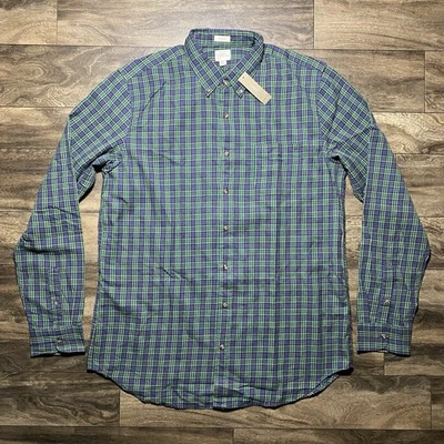 J. Crew Brushed Twill Shirt Men's Size XLT Multicolor Plaid Classic Button Down - Image 1 of 4