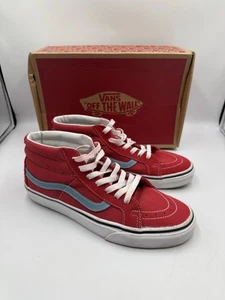 Vans SK8 Mid Reissue R Rococco Red/Adriatic Blue Größe 7,5 EU 41 Sneaker Schuhe - Bild 1 von 10