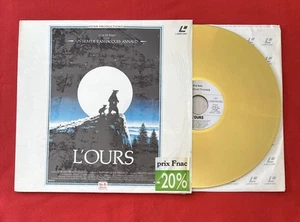 L’OURS 1990 PAL VERSION FRANÇAISE BON ÉTAT LASERDISC - Imagen 1 de 6