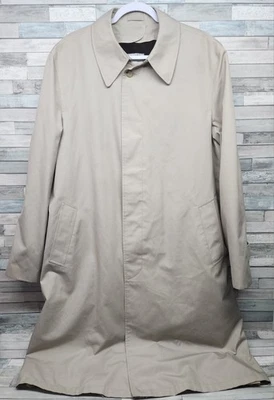 Vintage Woodmere Trench Coat Mens 44L Beige Removable Liner Mens Overcoat - Image 1 of 4