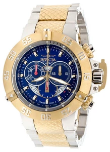 Swiss Made Invicta 80507 Subaqua Chronograph Two-Tone Stainless Steel Mens Watch - Picture 1 of 1