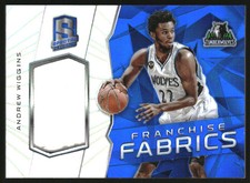 2015-16 Panini Spectra Franchise Fabrics #25 Andrew Wiggins Jersey /49