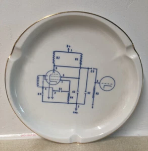 Vintage Onondaga Electronics Division Ashtray Syracuse China Advertising RARE - Picture 1 of 4