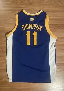 Golden State Warriors #11 Klay Thompson Basketball Jersey Size Large Adidas NBA - Picture 1 of 7