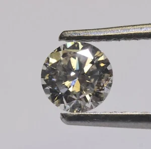 GIA loose certified .37ct I I1 Loose Brilliant round cut diamond ESTATE VINTAGE - Picture 1 of 6