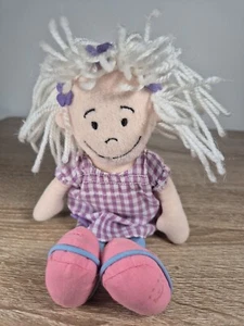 Vintage Jellycat Soft Toys Cloth/Rag Doll Gingham Dress (LFT) Plushies - Imagen 1 de 6