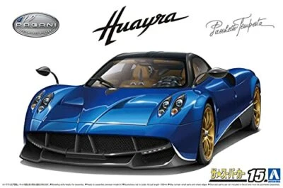 Aoshima scala 1/24 2016 PAGANI Huayra Pacchette Tempesta Plastic Model Kit - Immagine 1 di 4