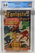 FANTASTIC FOUR #34 Silver Age Marvel 1965 CGC 5.0 George R.R. Martin Letter