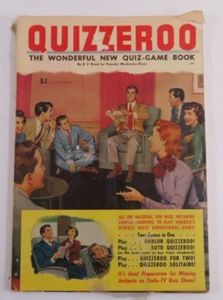 Quizzeroo Quiz Game Book Vintage Soft Cover 1953 Party Game Trivia 1950s - Picture 1 of 14
