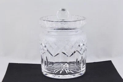 WATERFORD CRYSTAL LISMORE BISCUIT/COOKIE JAR AND LID - MINT - Image 1 of 4