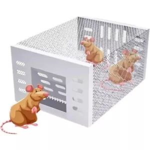 Automatische Haushaltsmausefalle Automatisches kontinuierliches Zyklus Mausfalle Rattenfang - Bild 1 von 9