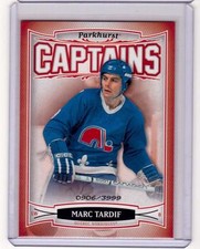 MARC TARDIF 06/07 Parkhurst CAPTAINS Insert Card #174 Quebec Nordiques /3999
