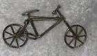 Vtg 925 Sterling Bicycle Bike Brooch Cyclist Pin Articulate Wheels Handle Move