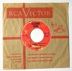 Claude King I’ll Be Your Baby Tonight & It’s Good To Have My Baby Home 45 RPM - Picture 1 of 4