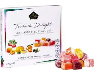 Cerez Pazari Turkish Delight Candy with Assorted Mix Flavours 16 Oz Gourmet Medi - Picture 1 of 11