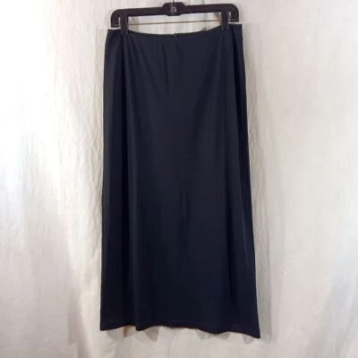 Esprit Y2K Womens Large Black Skirt Maxi Long Modest Vintage Made in USA - Image 1 of 4